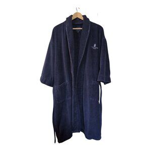 Ritz-Carlton Robe Sarasota Navy Blue Terry Cloth Majestic International Large/XL